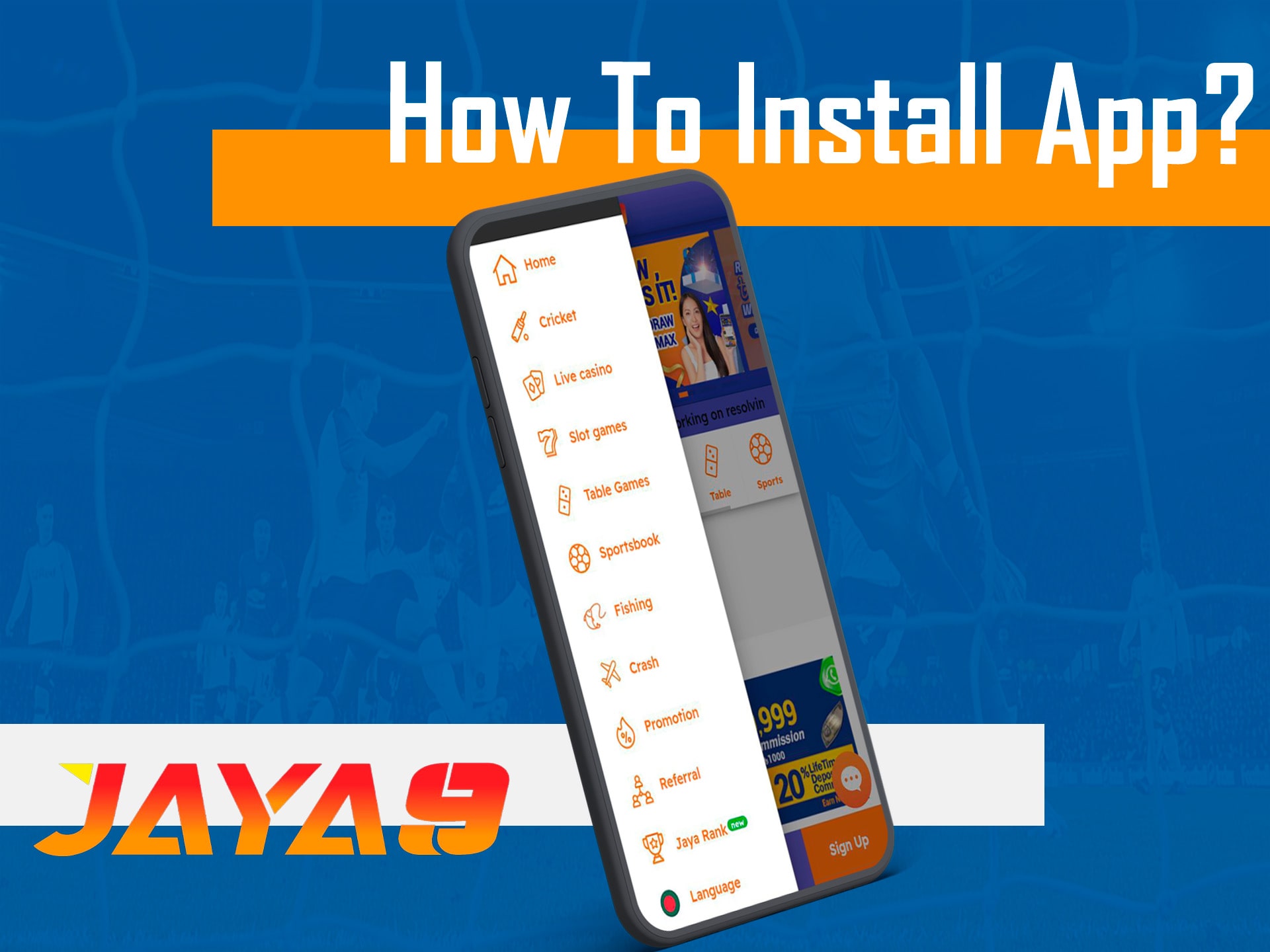 how to install jaya9 application