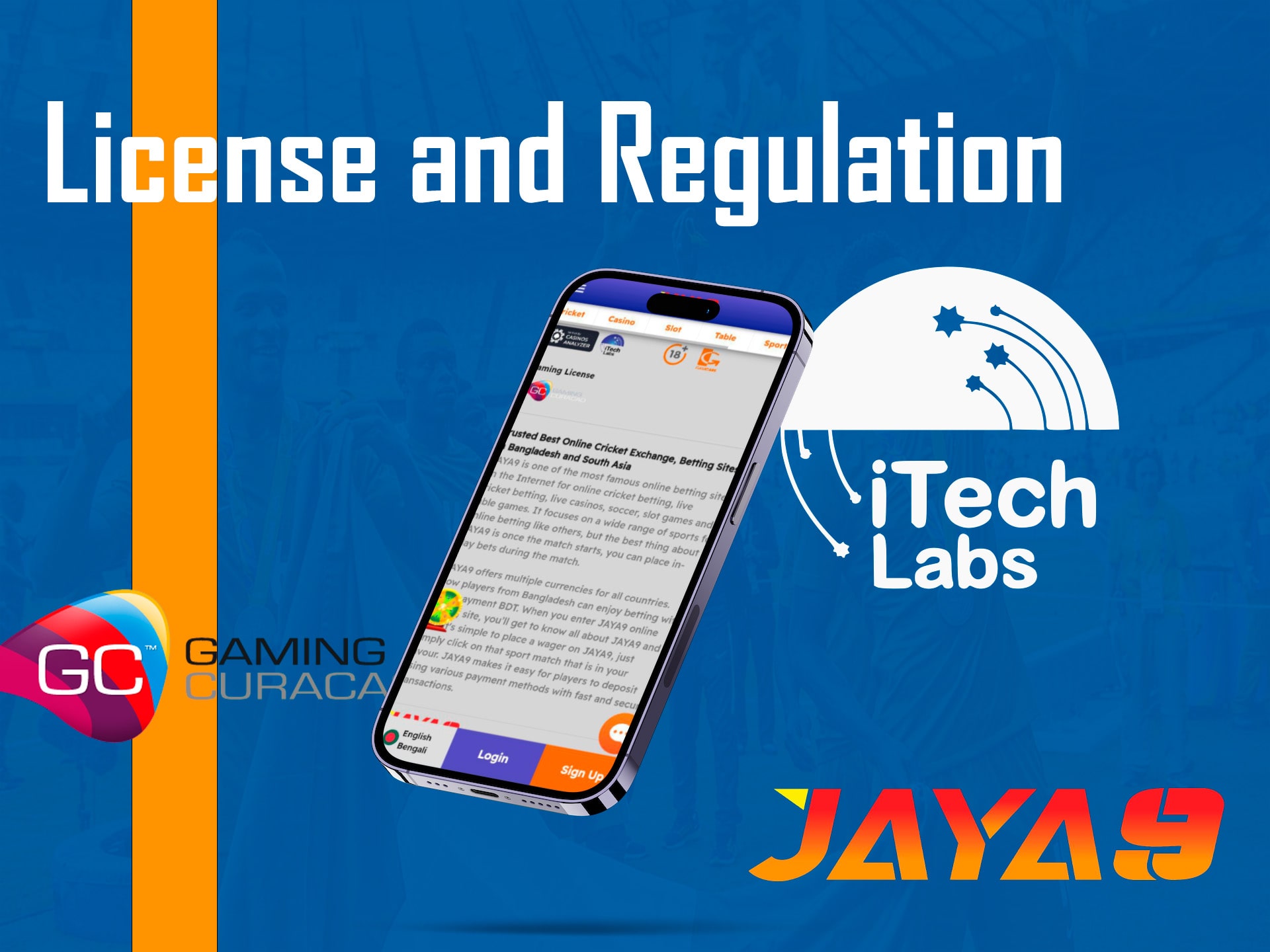 jaya9 license and regulation