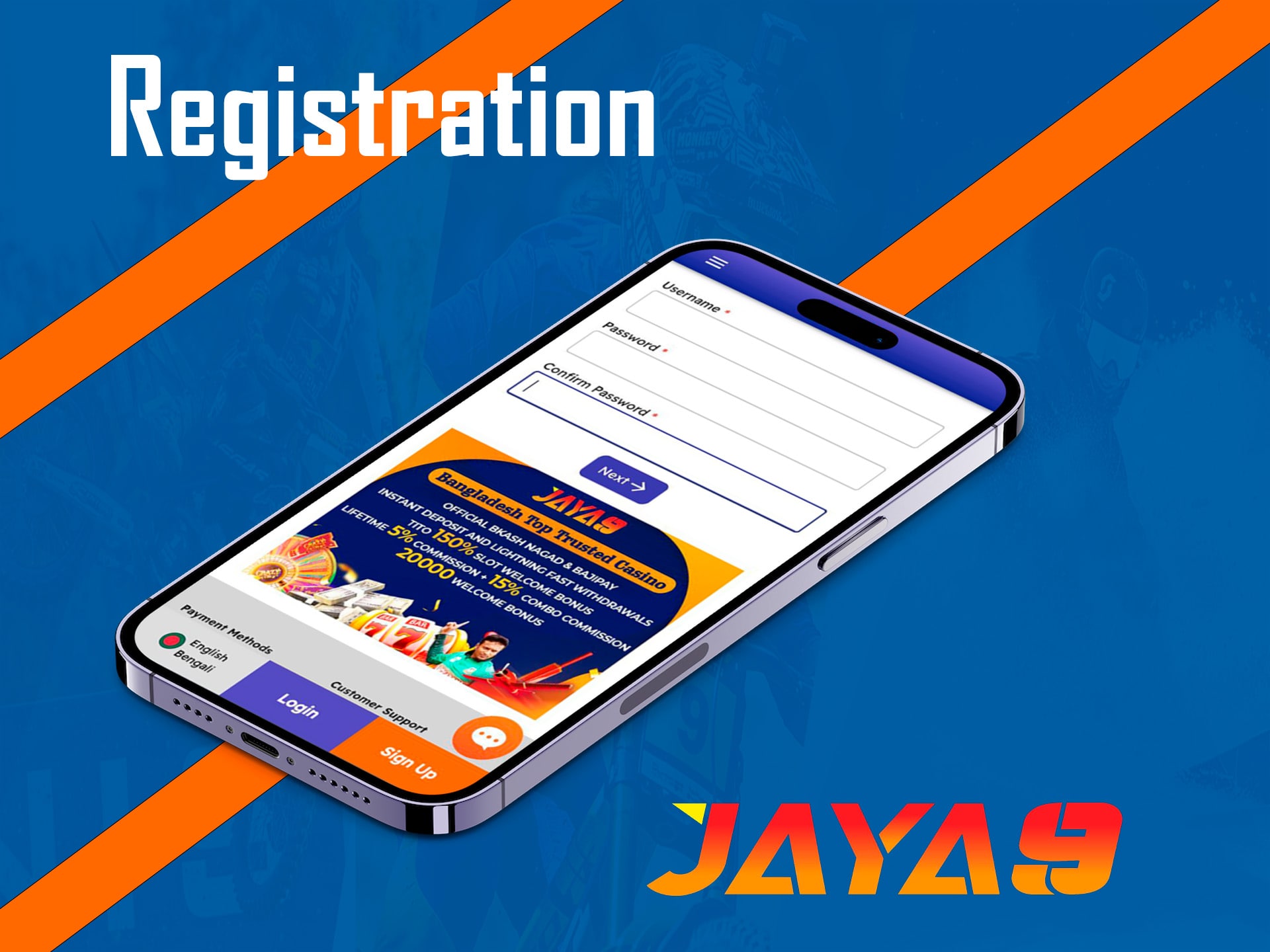 jaya9 registration process